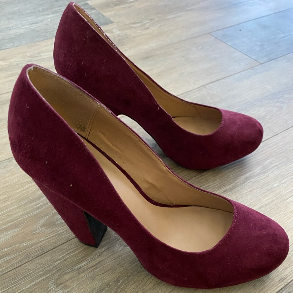 Me Too Maroon Heels